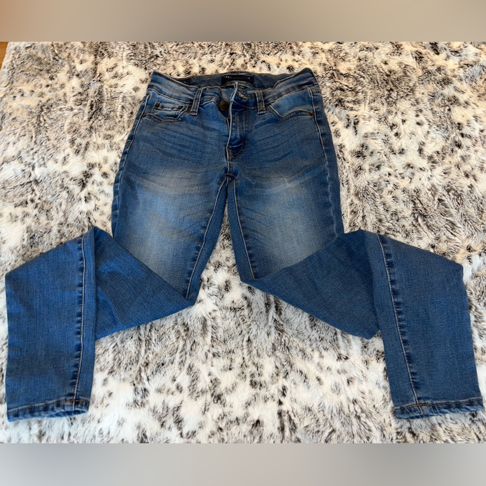 aeropostel low rise blue jeans size 0
